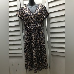 Leopard print dress by Ouges NWT